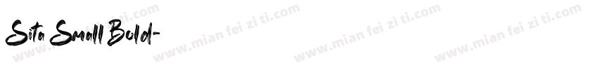 Sita Small Bold字体转换